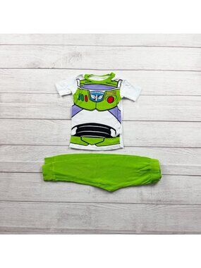 Disney Pixar Toy Story Buzz Lightyear Toddler Pajamas 2 Piece PJs Set 3T